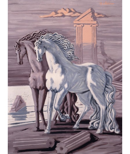Reprodukcja obrazu Konie nad brzegiem morza