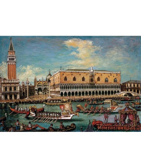 Reprodukcja obrazu Historyczne regaty w Wenecji
