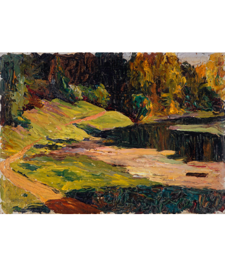 Reprodukcja obrazu Akhtyrka, Park (Akhtyrka, Park) - Wassily Kandinsky