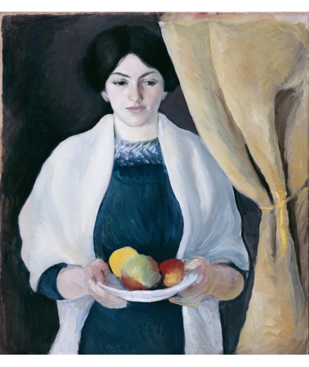 Reprodukcja obrazu Portret z jabłkami