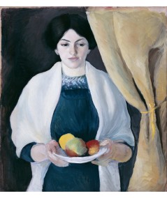 Reprodukcja obrazu Portret z jabłkami