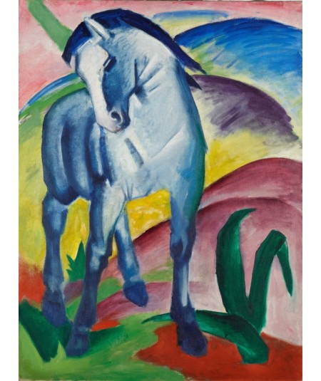 Reprodukcja obrazu Niebieski koń