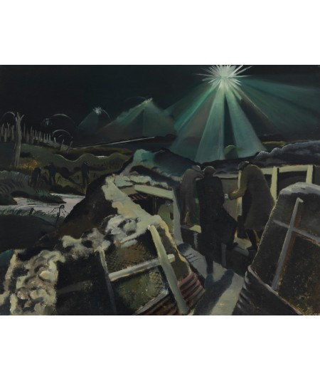 Reprodukcja obrazu Ypres widoczne w nocy