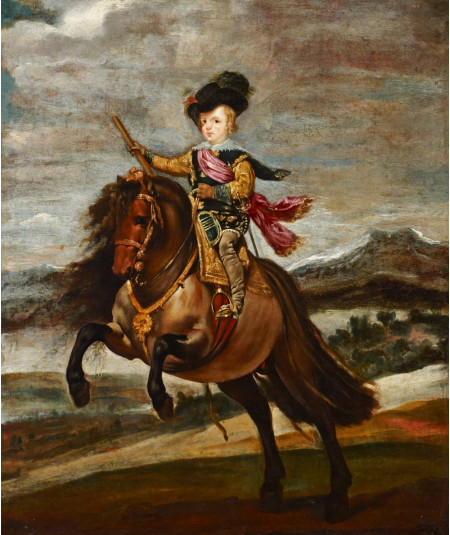 Reprodukcja obrazu Baltasar Carlos na koniu
