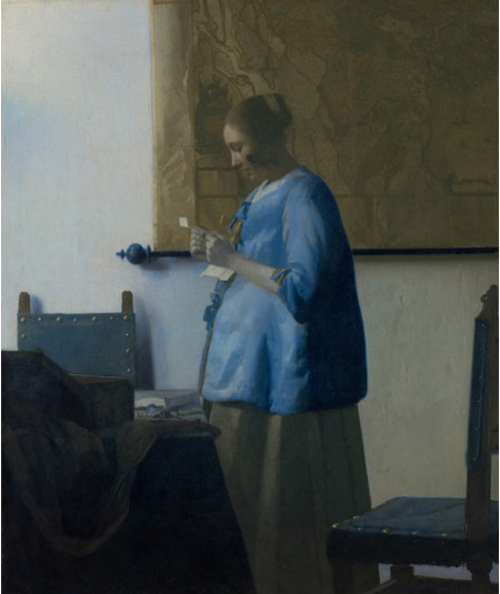 Reprodukcja obrazu Kobieta czytająca list