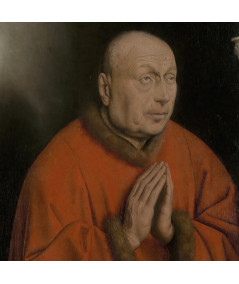 Reprodukcja obrazu Portret Joosa Vijda na ołtarzu w Gandawie