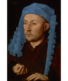 Reprodukcja obrazu Mężczyzna w niebieskiej czapce