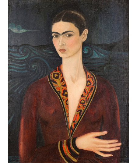 Reprodukcja obrazu Autoportret w aksamitnej sukience
