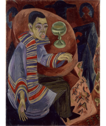 Reprodukcja obrazu Autoportret pijącego