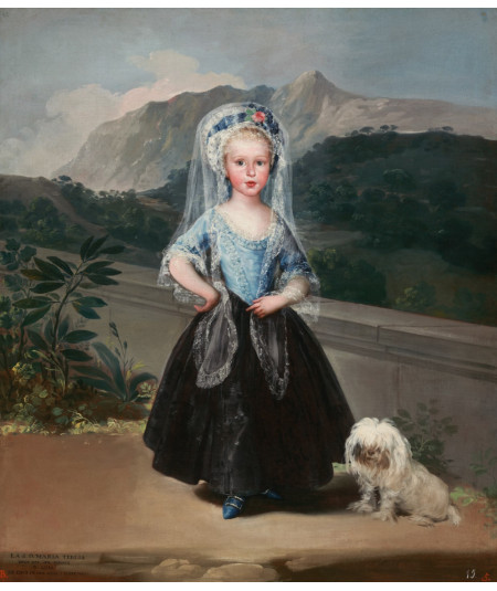 Reprodukcja obrazu María Teresa de Borbón