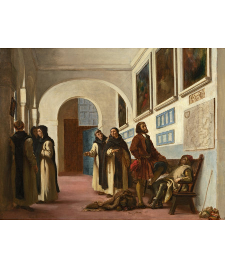 Reprodukcja obrazu Krzysztof Kolumb i jego syn w La Rábida