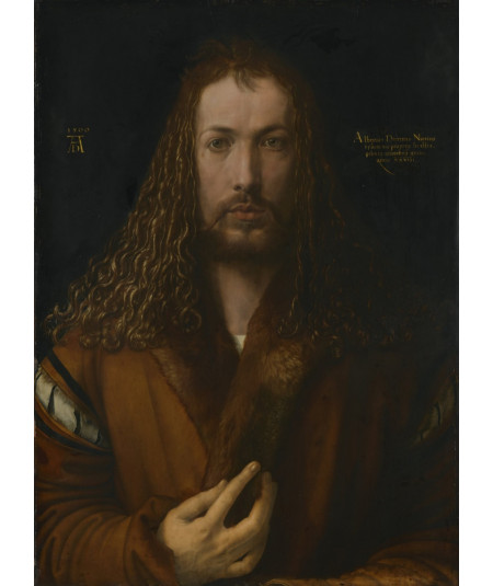 Reprodukcja obrazu Autoportret w szacie obszytej futrem