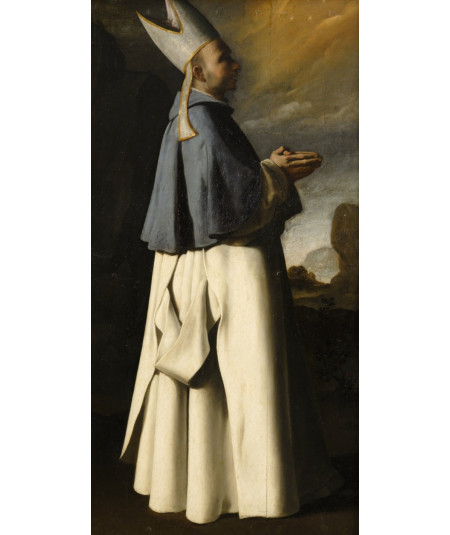 Reprodukcja obrazu San Hugo biskup Grenoble