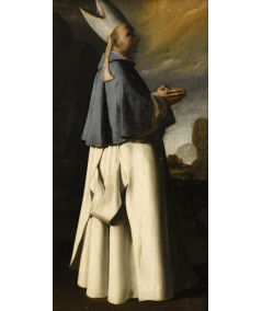 Reprodukcja obrazu San Hugo biskup Grenoble