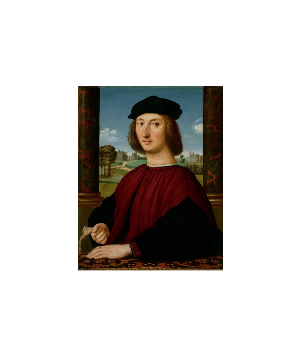 Reprodukcja obraz Portret młodego mężczyzny w czerwieni