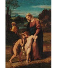 Reprodukcja obraz Święta Rodzina ze św. Janem Chrzcicielem