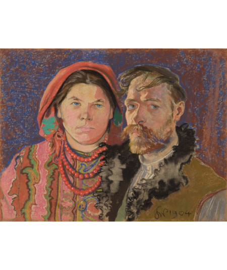 Reprodukcja obraz Autoportret z żoną