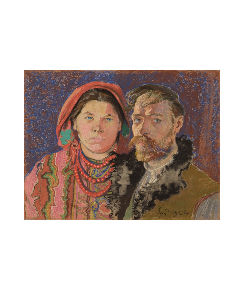 Reprodukcja obraz Autoportret z żoną