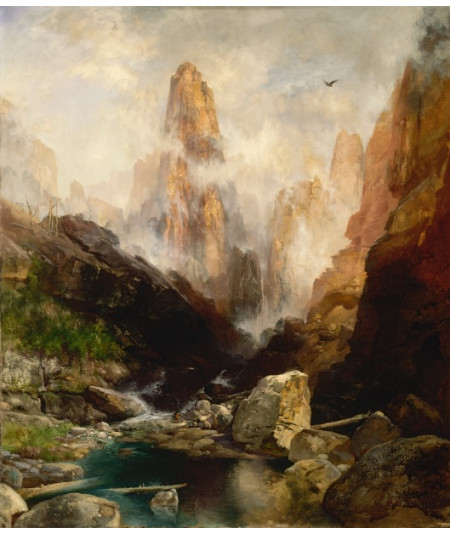 Reprodukcja obrazu Mgła w kanionie Kanab