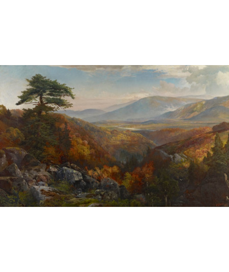 Reprodukcja obrazu Dolina Catawissa jesienią