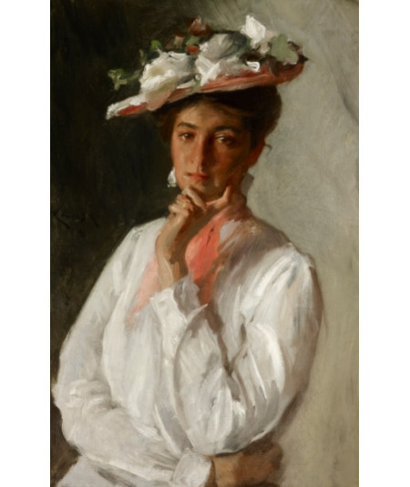 Reprodukcja obrazu Kobieta w bieli