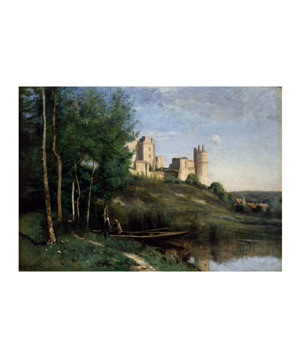 Reprodukcja obrazu Ruiny zamku Château de Pierrefonds