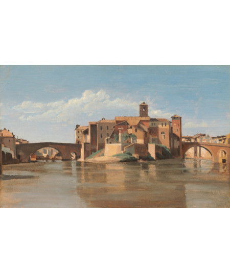 Reprodukcja obrazu Wyspa i most San Bartolomeo