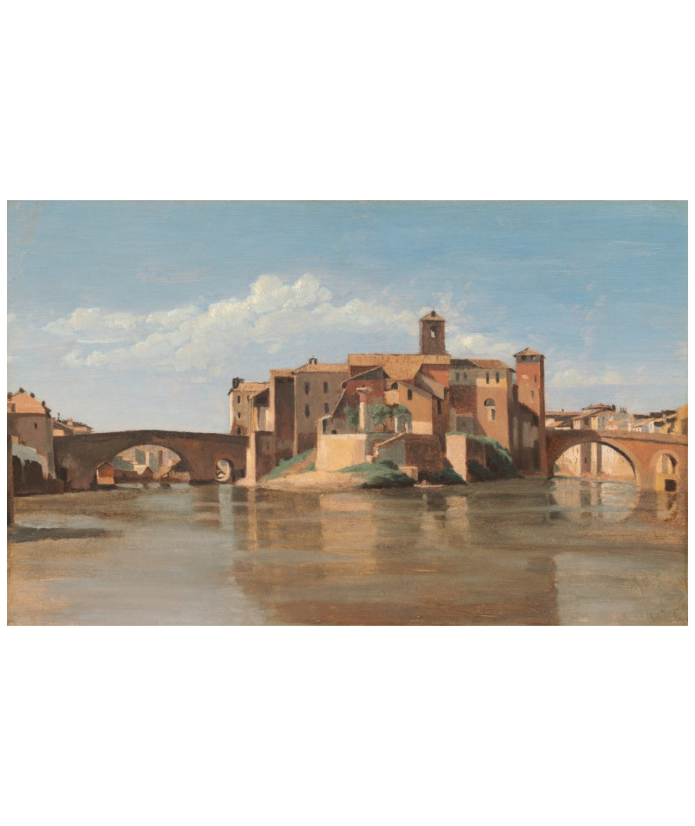 Reprodukcja obrazu Wyspa i most San Bartolomeo
