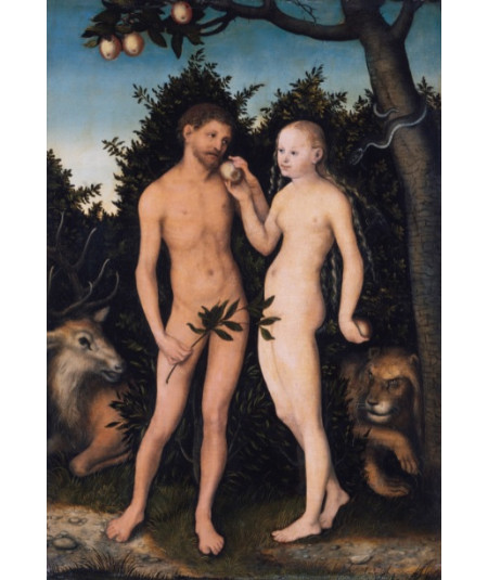 Reprodukcja obrazu Adam i Ewa w raju