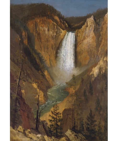 reprodukcja obrazu Niższe wodospady Yellowstone