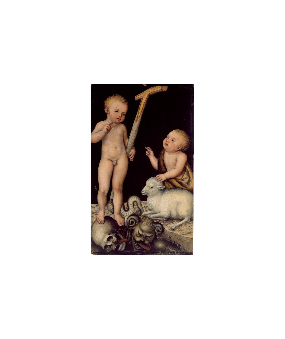 Reprodukcja obrazu Dzieciątko Jezus ze Świętym Janem Chrzcicielem