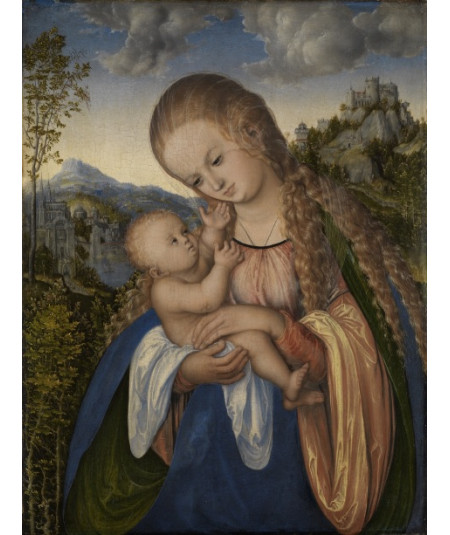 Reprodukcja obrazu Madonna z Dzieciątkiem