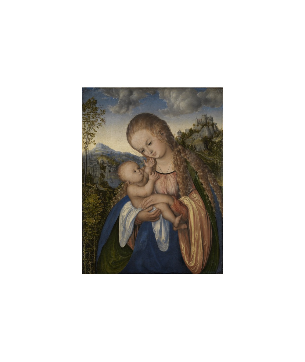 Reprodukcja obrazu Madonna z Dzieciątkiem