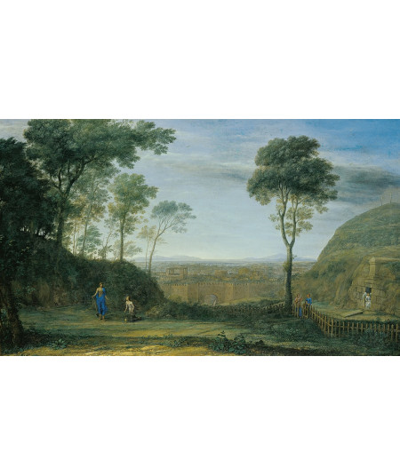 Reprodukcja obrazu Krajobraz z Chrystusem ukazującym się świętej Marii Magdalenie
