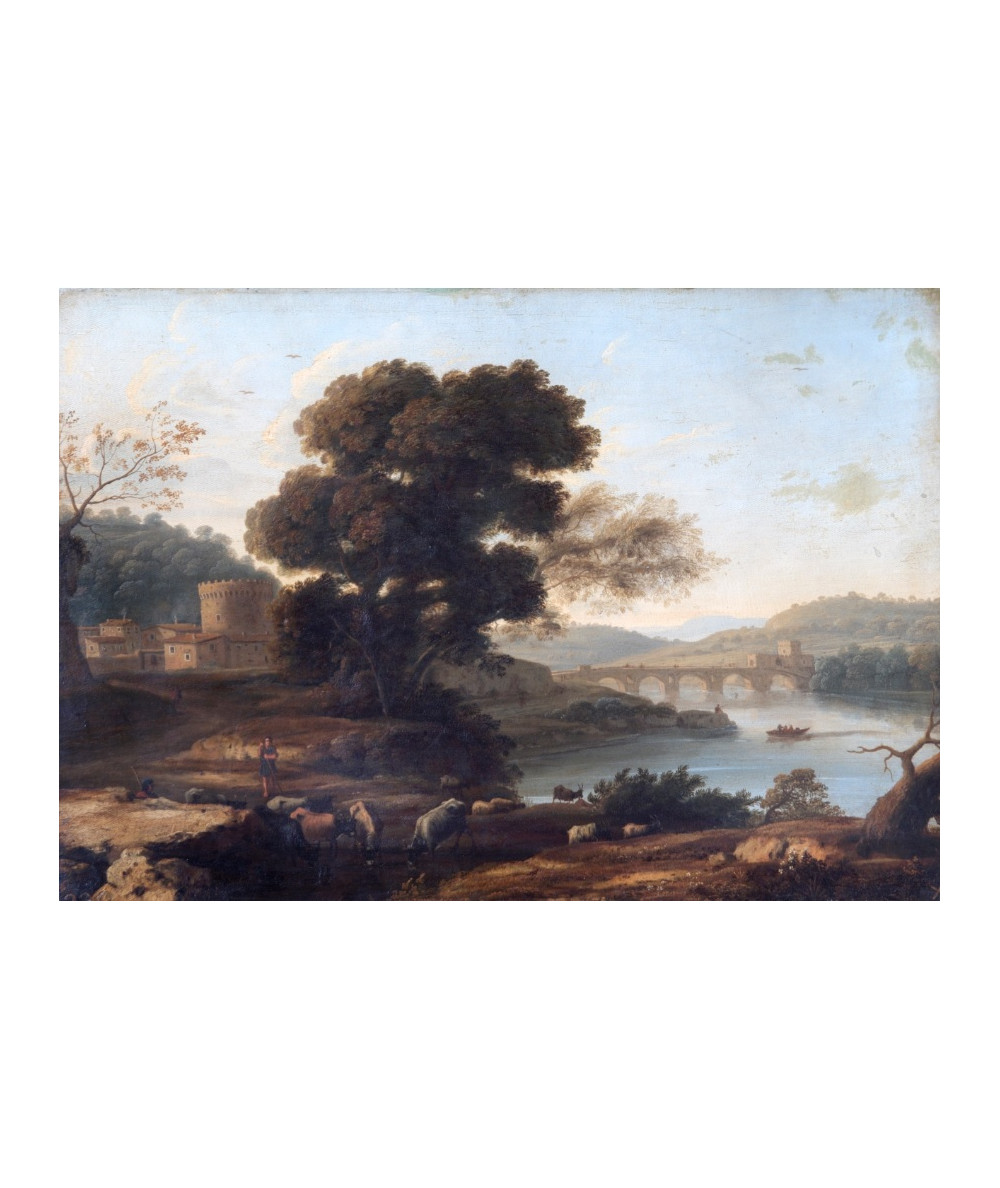 Reprodukcja obrazu Krajobraz duszpasterski z Ponte Molle