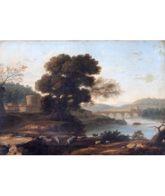 Reprodukcja obrazu Krajobraz duszpasterski z Ponte Molle