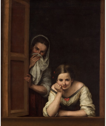 Reprodukcja obrazu Dwie kobiety przy oknie