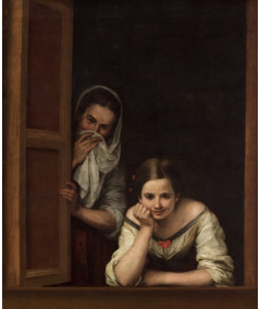 Reprodukcja obrazu Dwie kobiety przy oknie