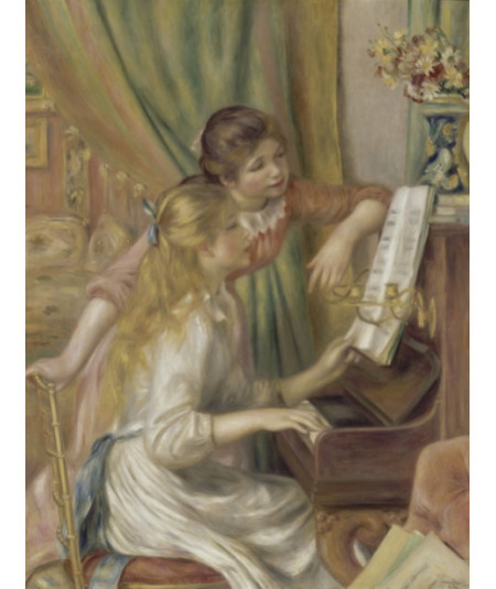 Reprodukcja obraz Młode dziewczyny przy fortepianie
