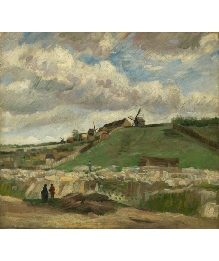 Wzgórze Montmartre z kamieniołomem - Vincent van Gogh (1886)