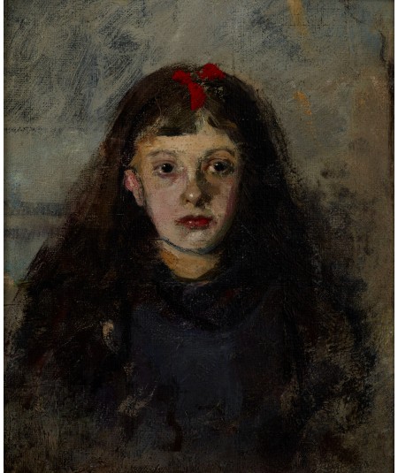 Reprodukcja obrazu Portret dziewczynki - Zofii Sokołowskiej