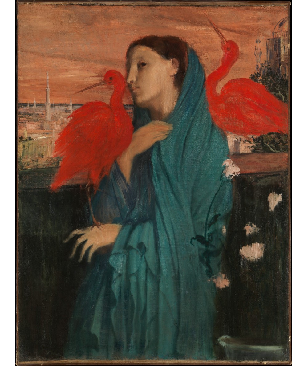 Reprodukcja obrazu Młoda kobieta z ibisami