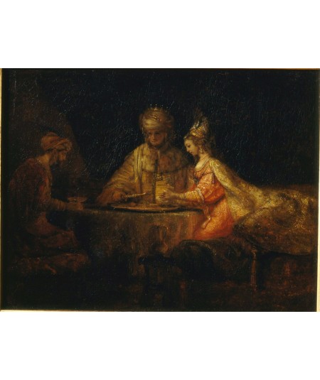 Reprodukcja obrazu Ahaswer, Haman i Estera
