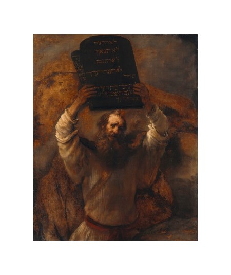 Mojżesz z tablicami prawa Rembrandt (1659)