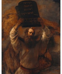 Mojżesz z tablicami prawa Rembrandt (1659)