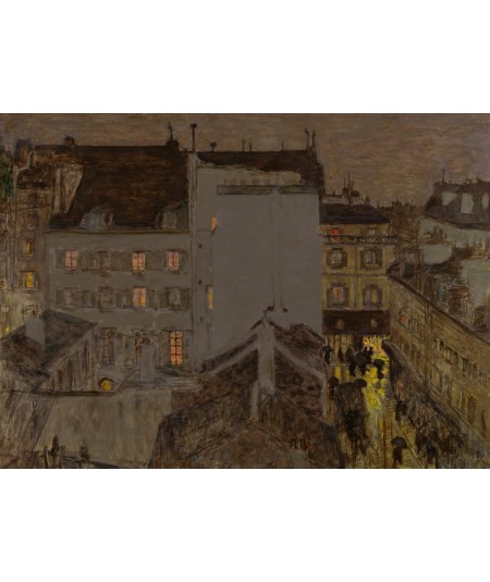 reprodukcja obrazu Montmartre w deszczu