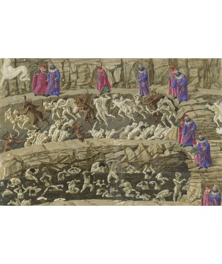reprodukcja obrazu Rysunki do Boskiej komedii Dantego