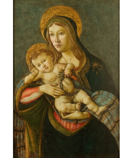reprodukcja obrazu Dziewica z Dzieciątkiem z koroną cierniową i trzema gwoździami