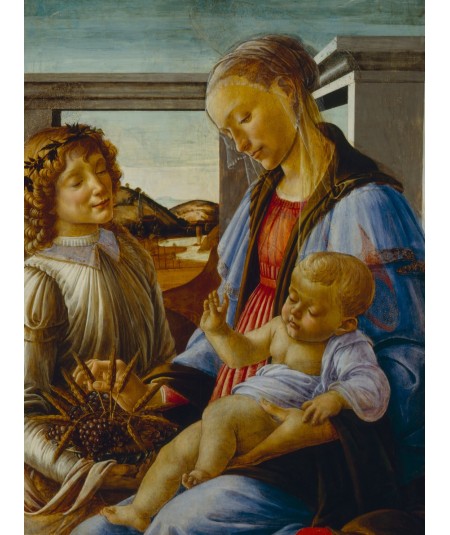 reprodukcja obrazu Dziewica z Dzieciątkiem z Aniołem