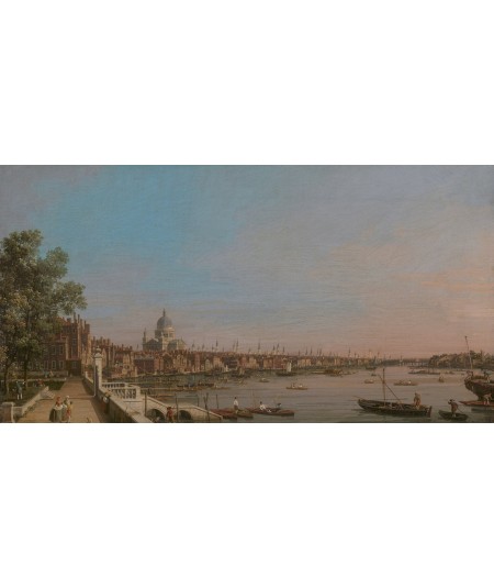 Reprodukcja obrazu Miasto z okolic tarasu Somerset House